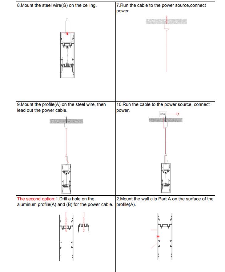 LED Profile With PC Diffuser