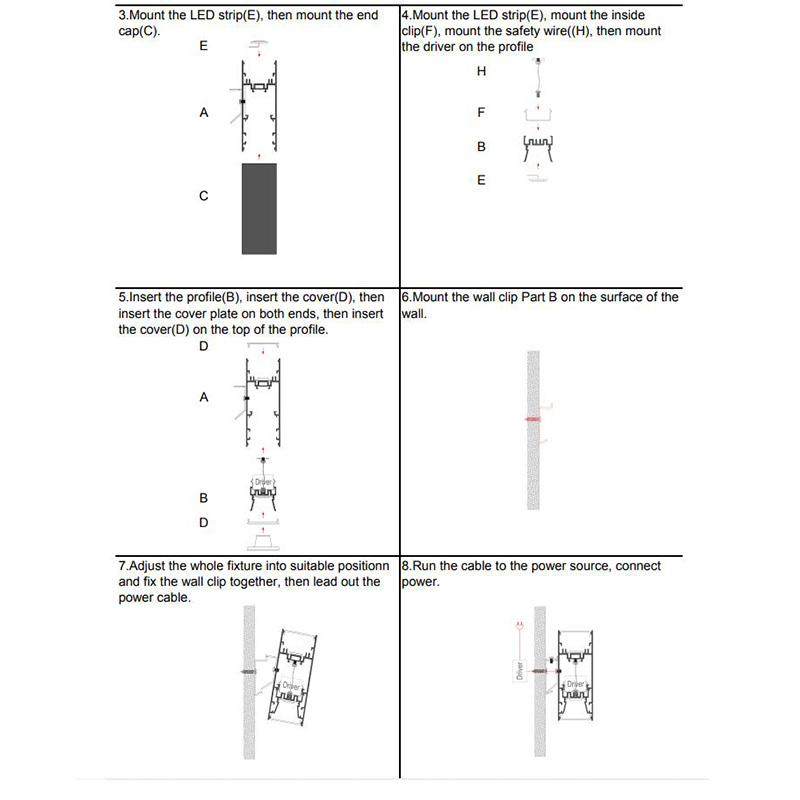 UP Down LED Profiles