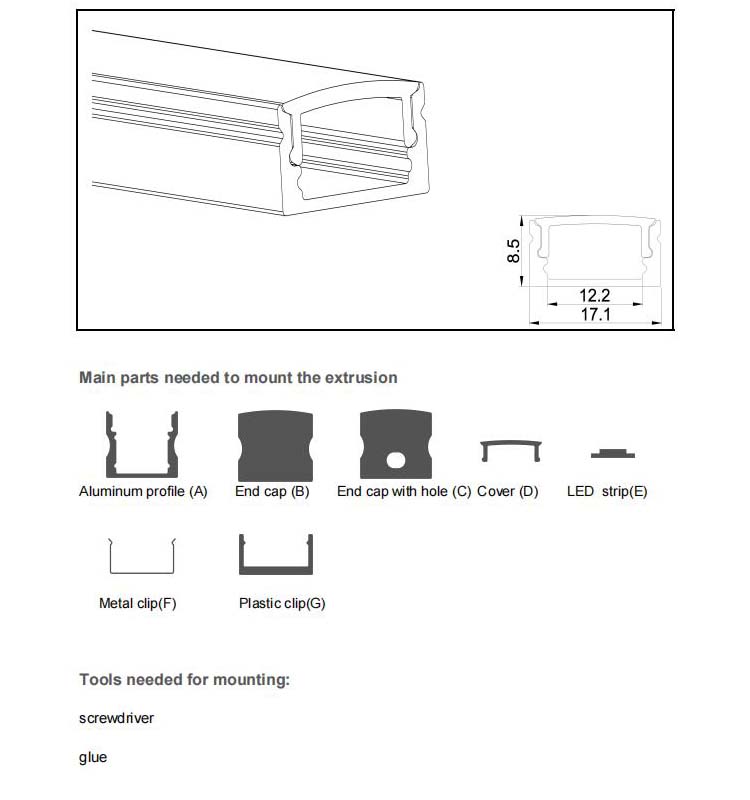 LED Light Channels