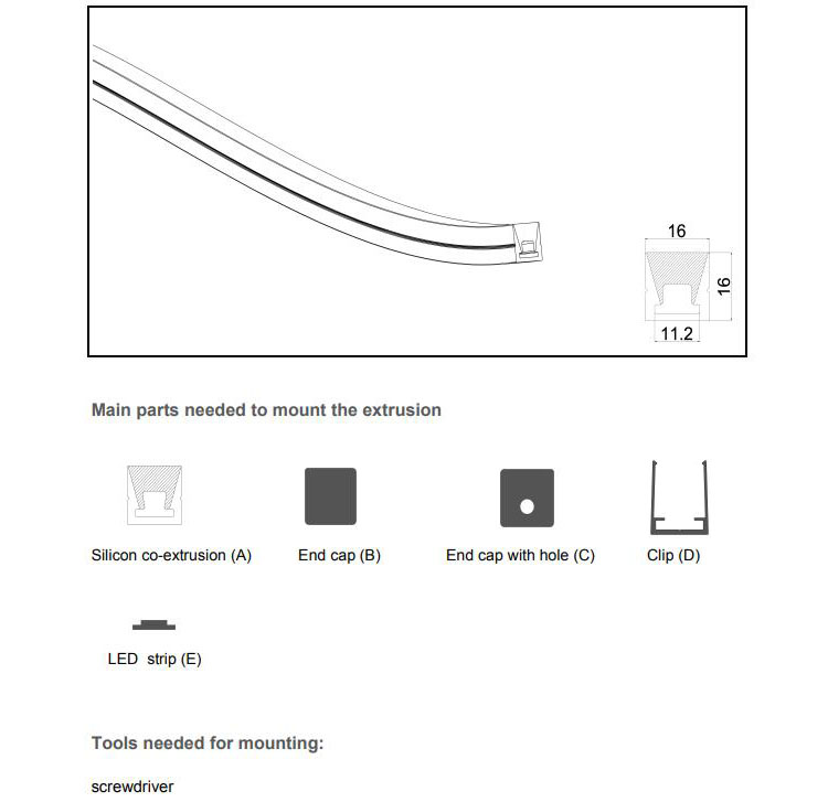 Silicone Flexible LED Channel