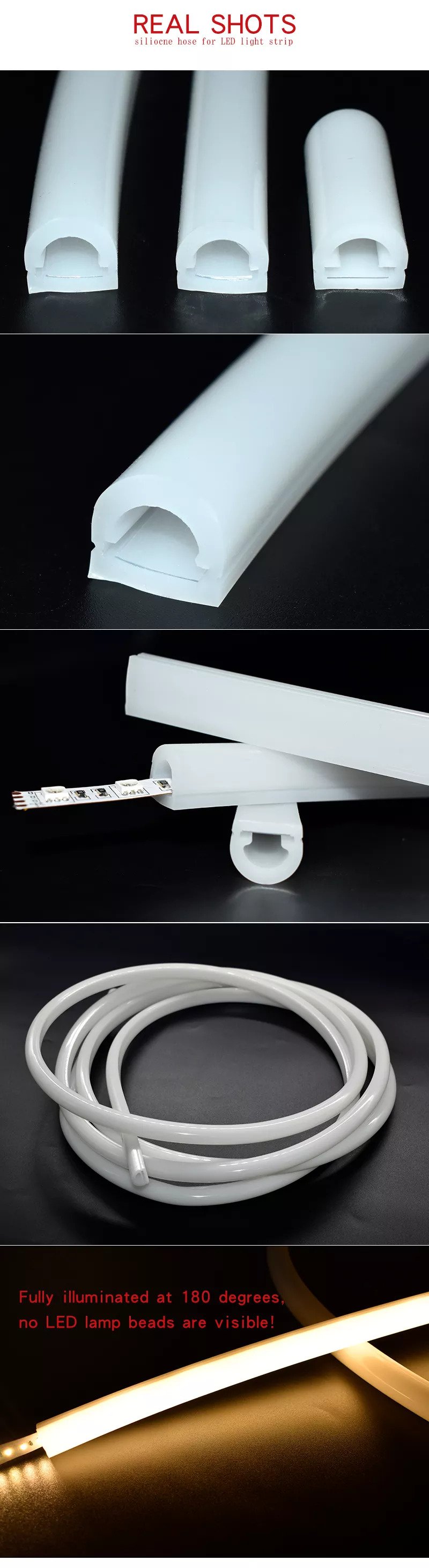 bendable led strip channel and diffuser features