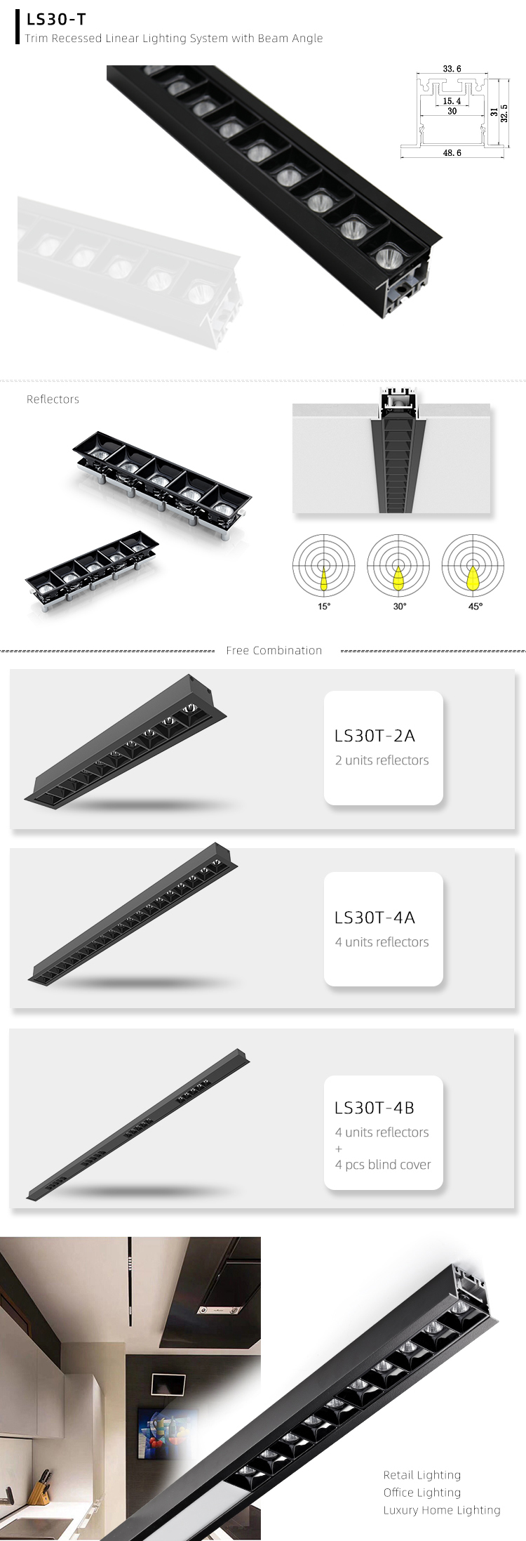 LED Track Light Channel