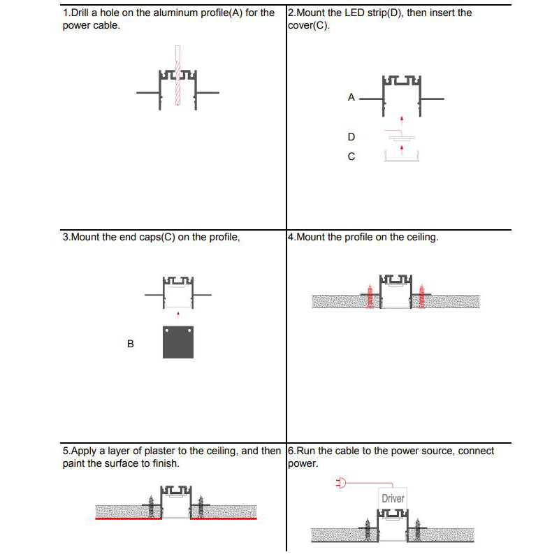 Trimless Linear Lighting System