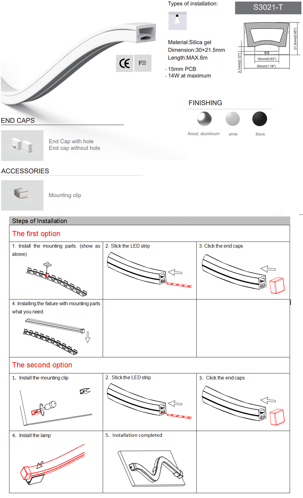Waterproof LED Channel