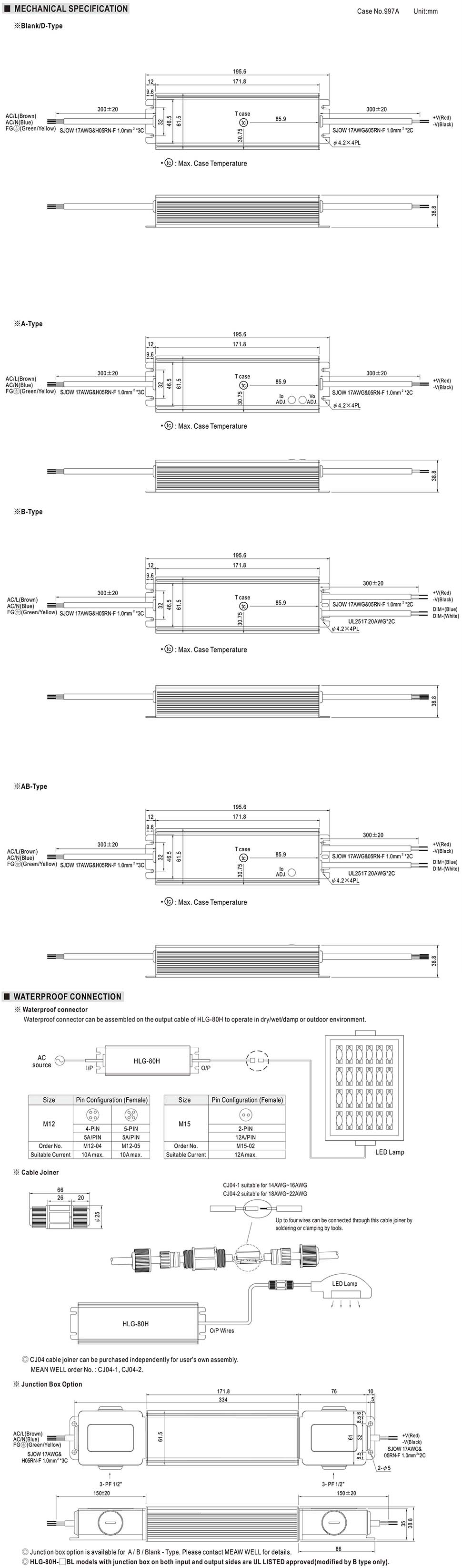 Mean Well HLG-80H-24