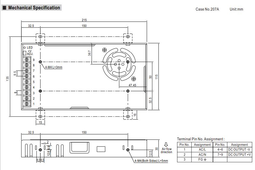 LRS 350 AC DC Converter