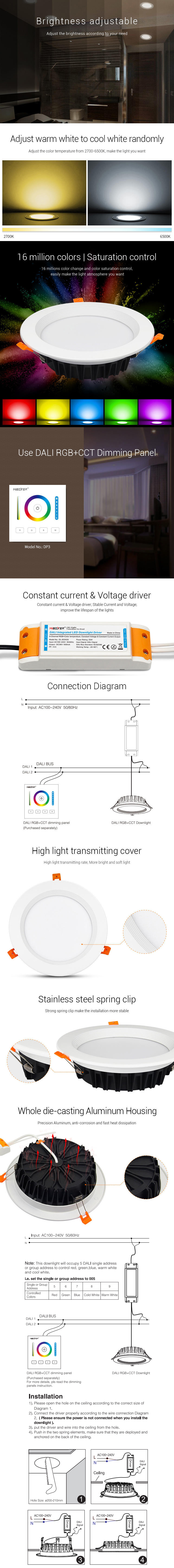 MiBoxer DL-DOW25 DALI LED Downlight