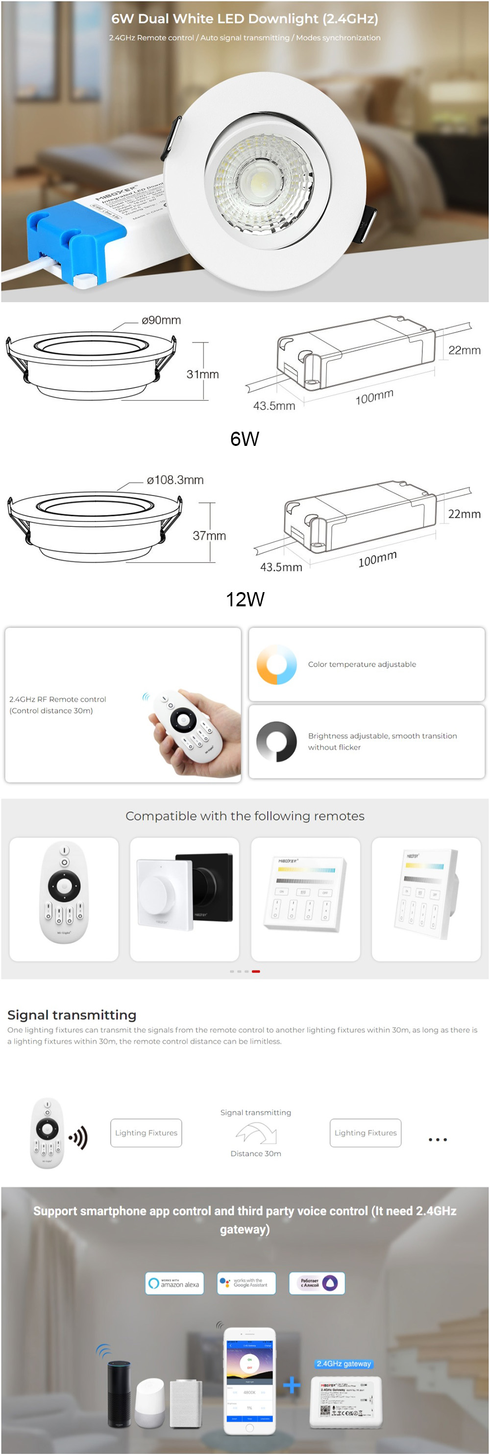 LED Recessed Can Lights Dimmable
