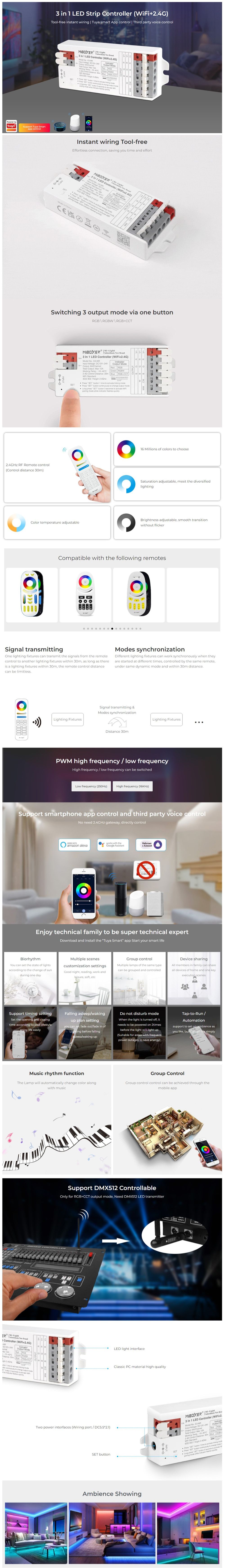 WiFi Control LED Light Controller