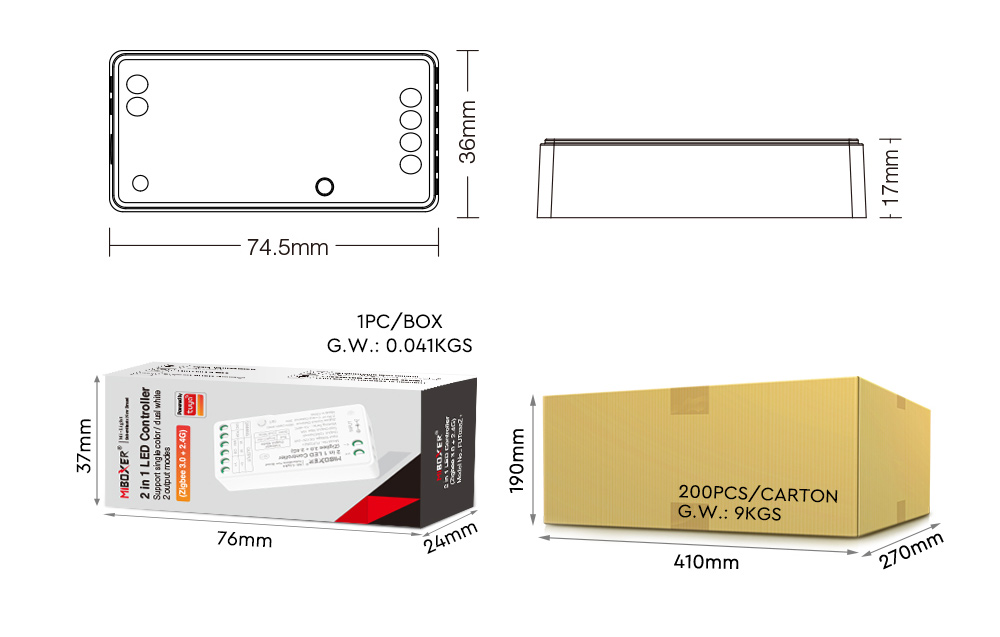 Mi Light 24V LED Dimmer
