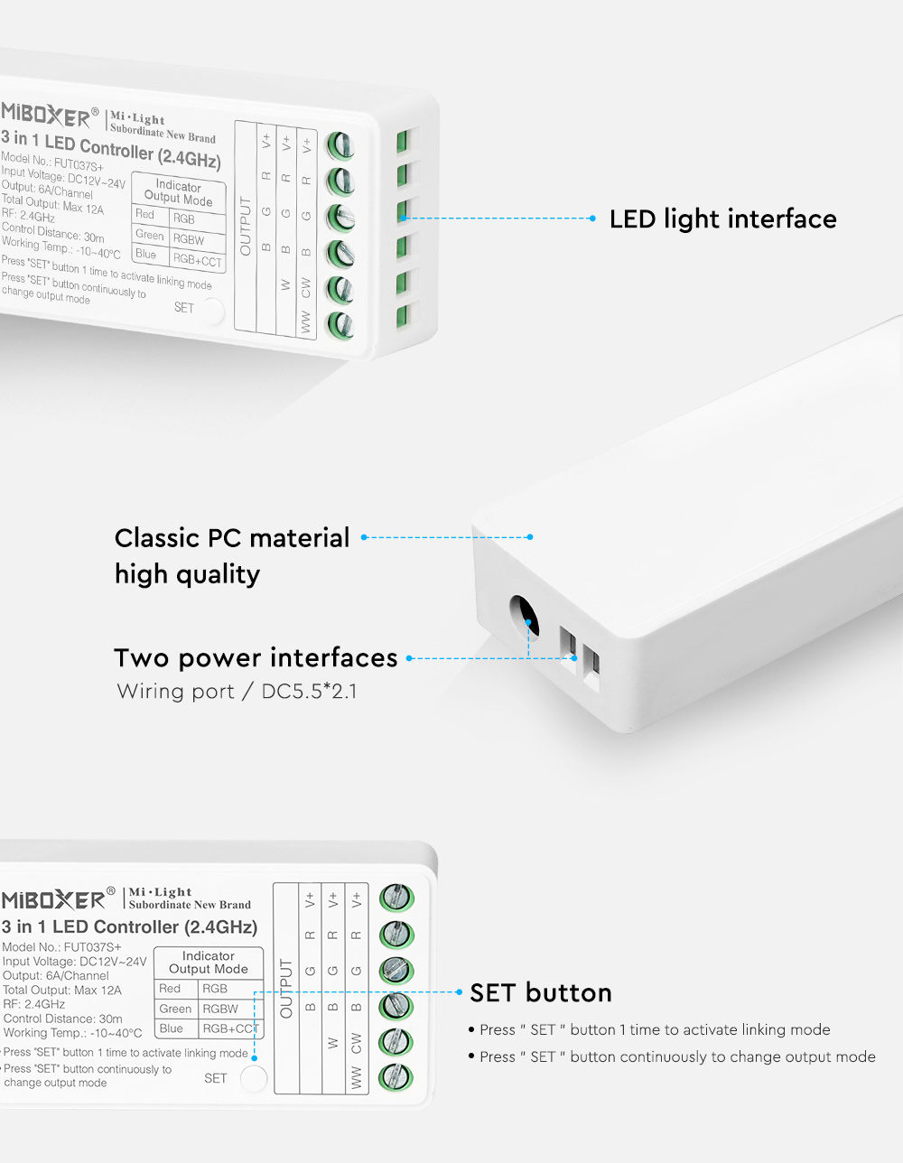 2.4GHz RGB Mi Light Controller