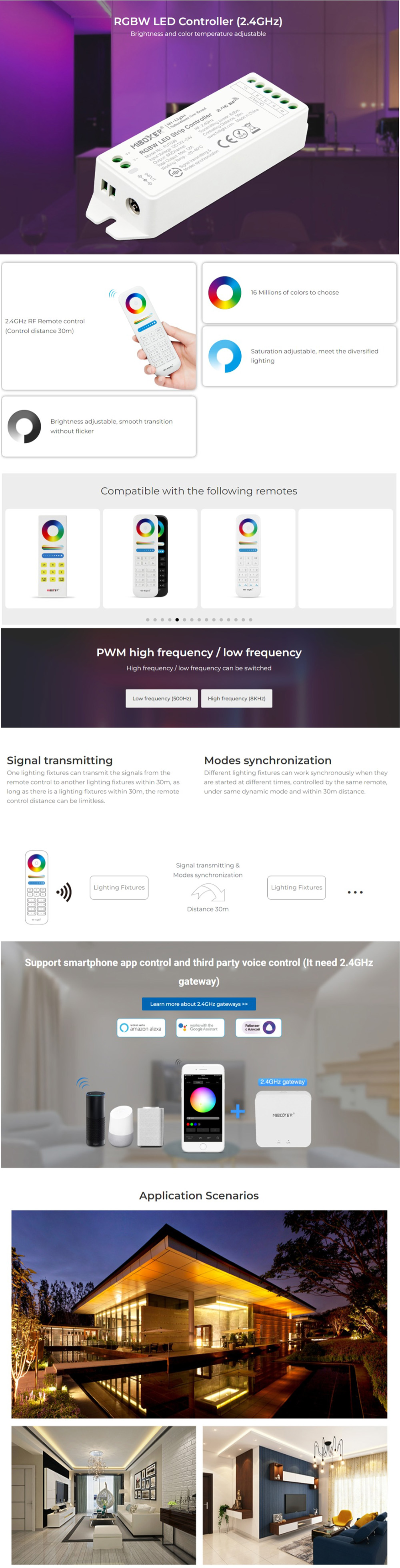 MiBoxer FUT038 RGBW Light Controller