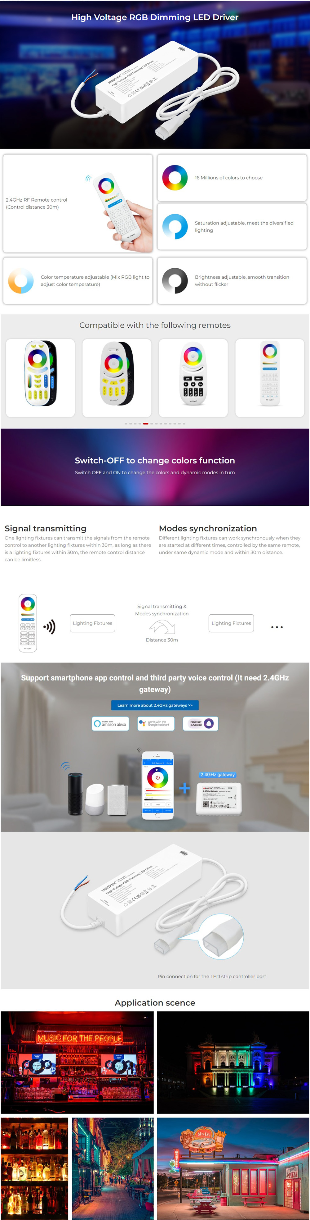 AC220V LED RGB Driver
