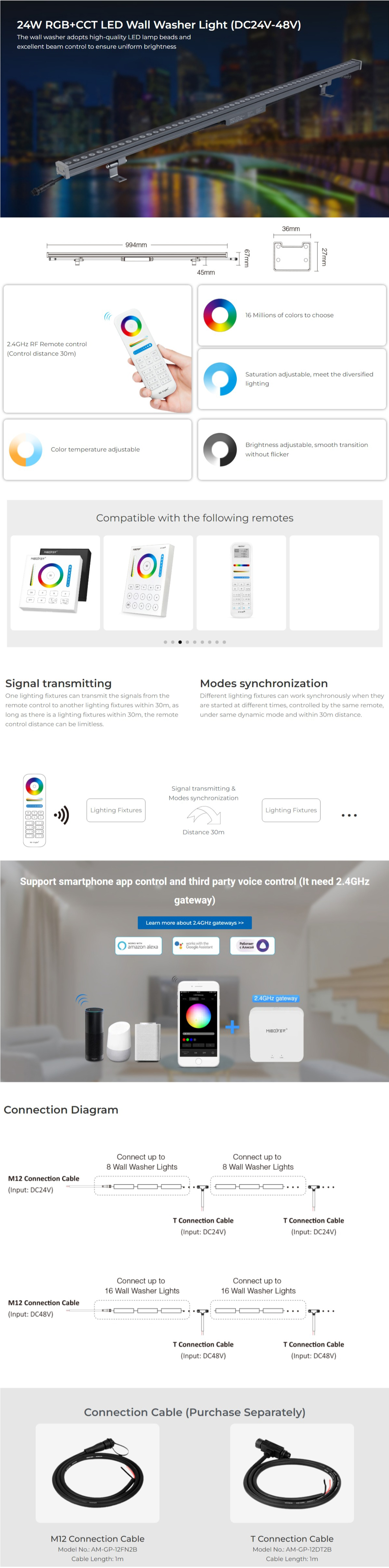 Low Voltage Wall Washer Lighting