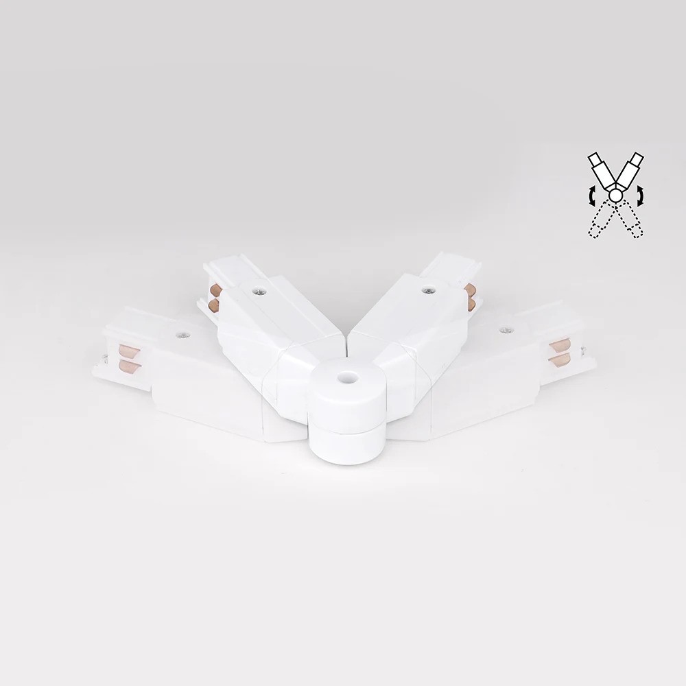 Modern Track Lighting V Type Power Connector