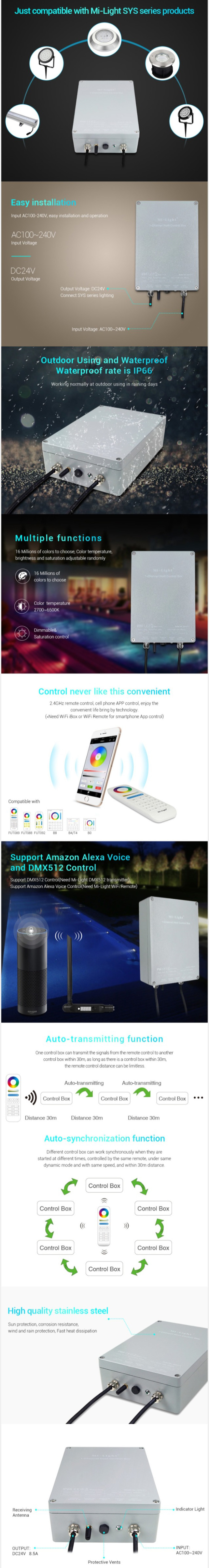 MiBoxer Host Control Box Voice Control