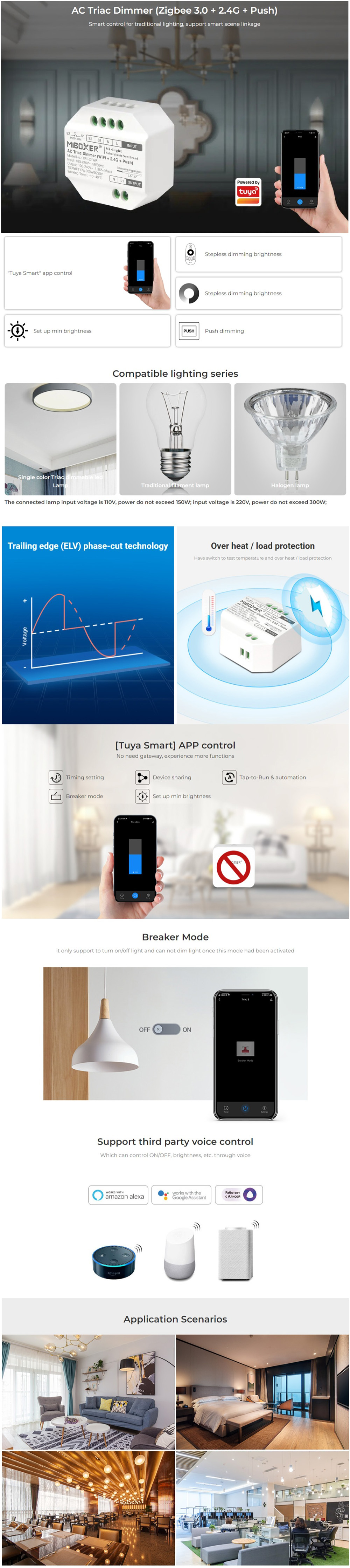 AC Dimmer For Filament Lamps