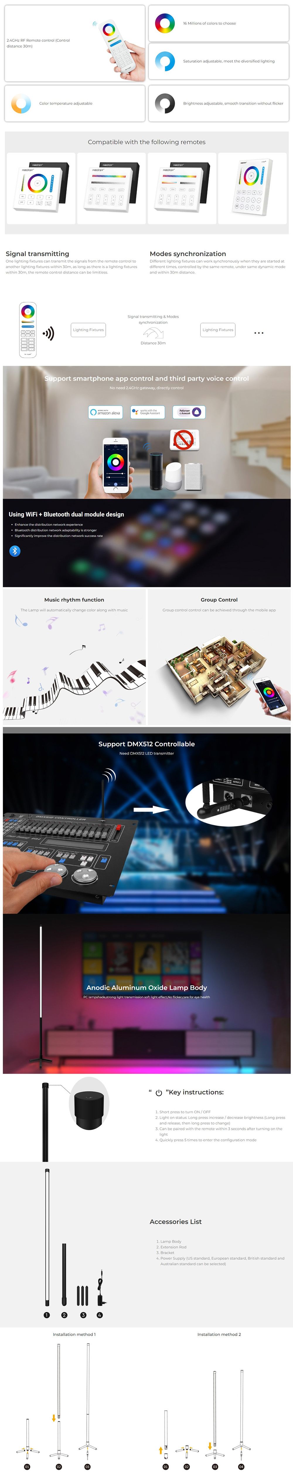 Flood Light Smart RGBCCT