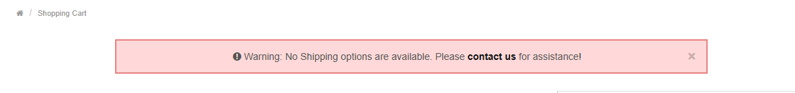 No shipping eror on ledbe.com