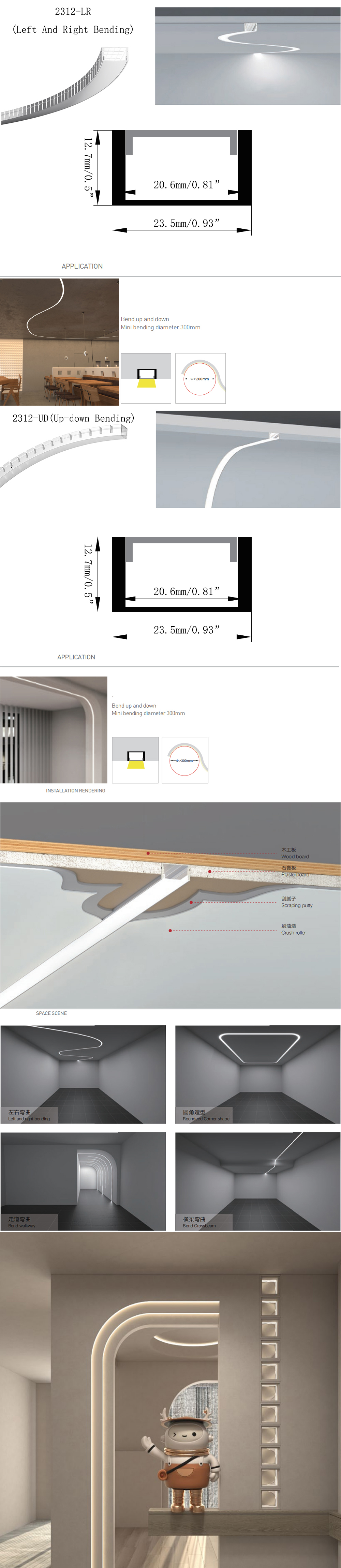 Flexible LED Tape Tracks