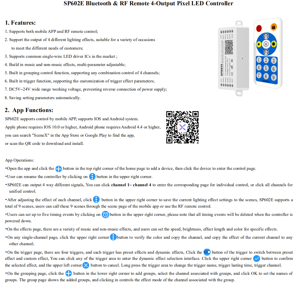 Digital RGB LED Strip Controller
