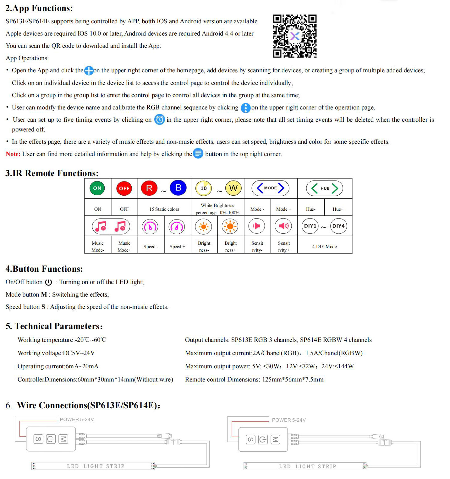 SP613E SP614E Music Light Controller