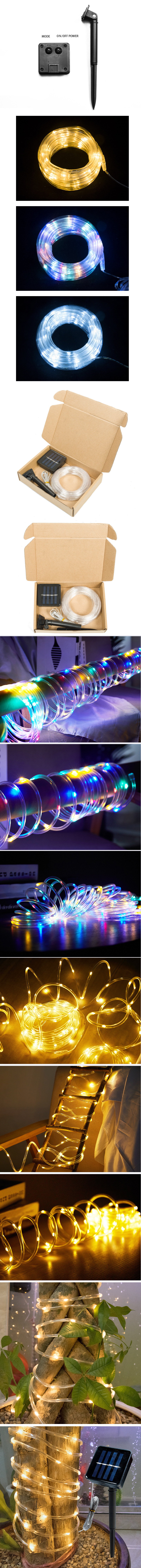 Solar Rope Lights Outdoor