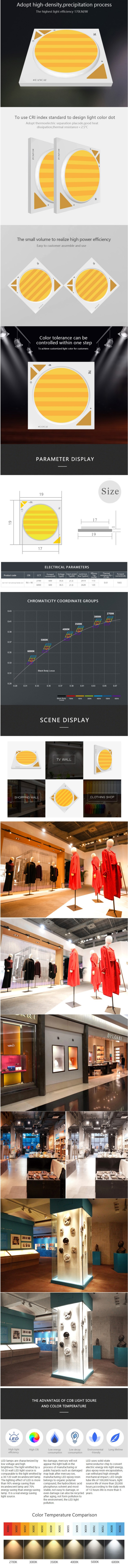 Tunable White CCT COB Chip