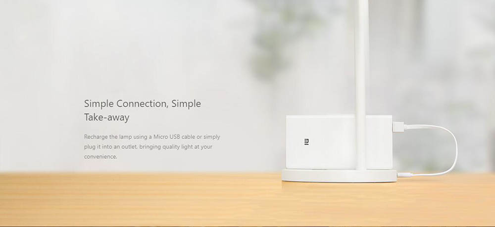 yeelight rechargebla led desk light