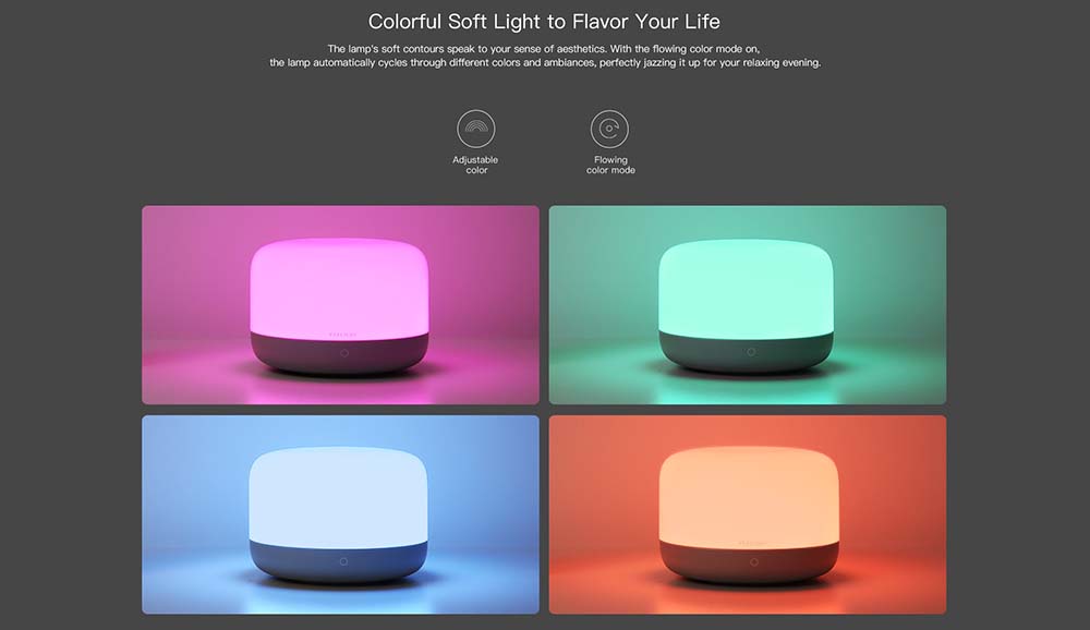 xiaomi yeelight bluetooth bedside lamp