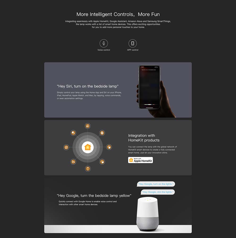 xiaomi yeelight led bedside lamp d2