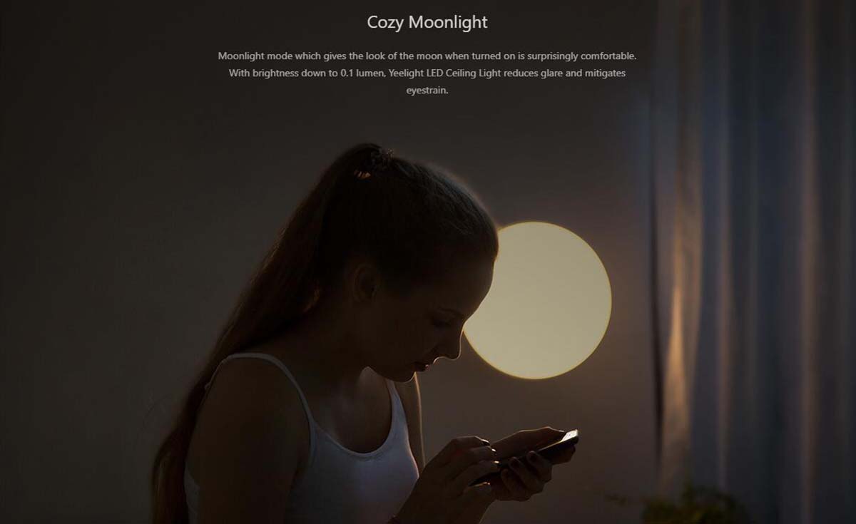 yeelight ceiling light home assitant