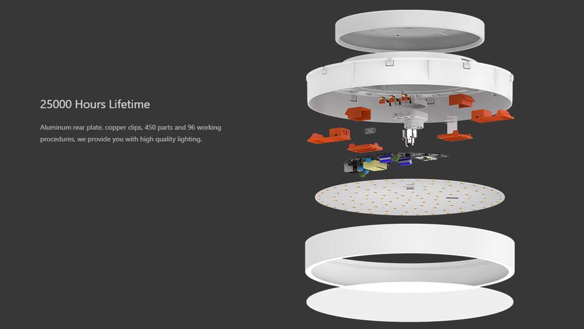 yeelight ceiling light remote control