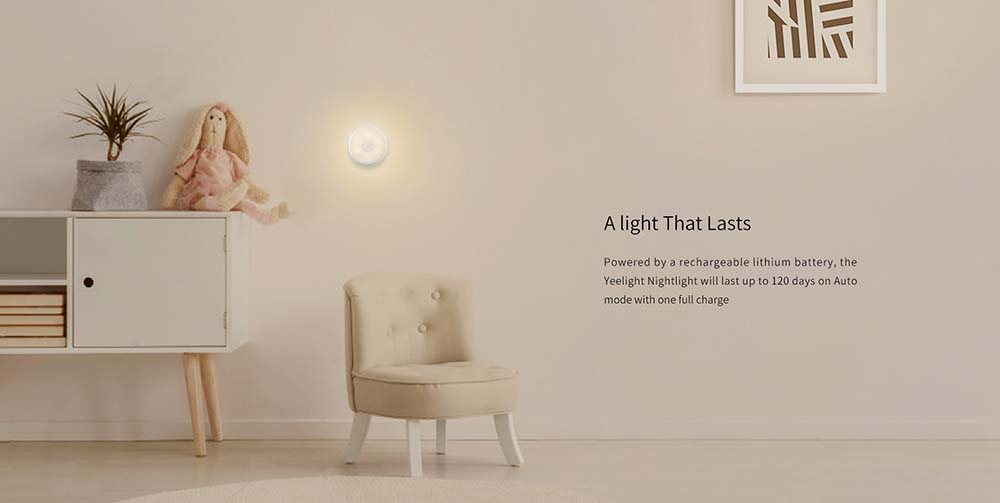 xiaomi yeelight wireless charging night ligth white
