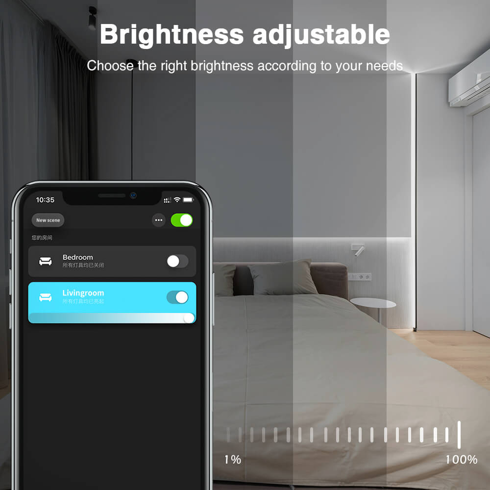 Easy brightness adjustable