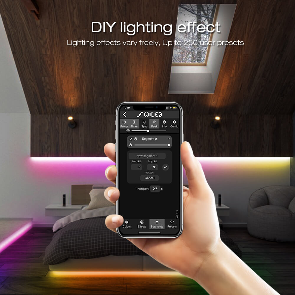 DIY inline WLED controller