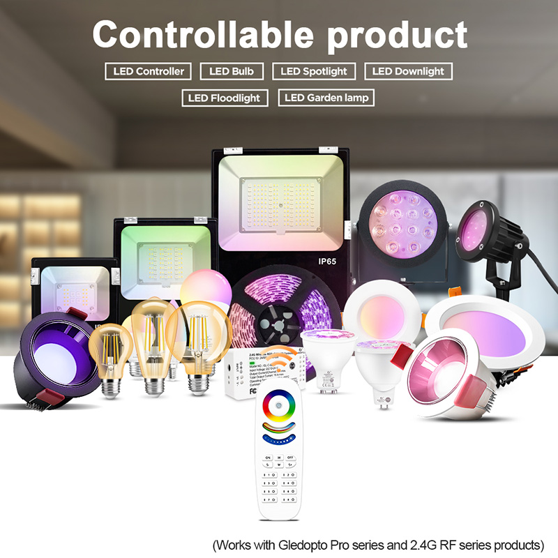 RF 2.4G RGB CCT Light Remote