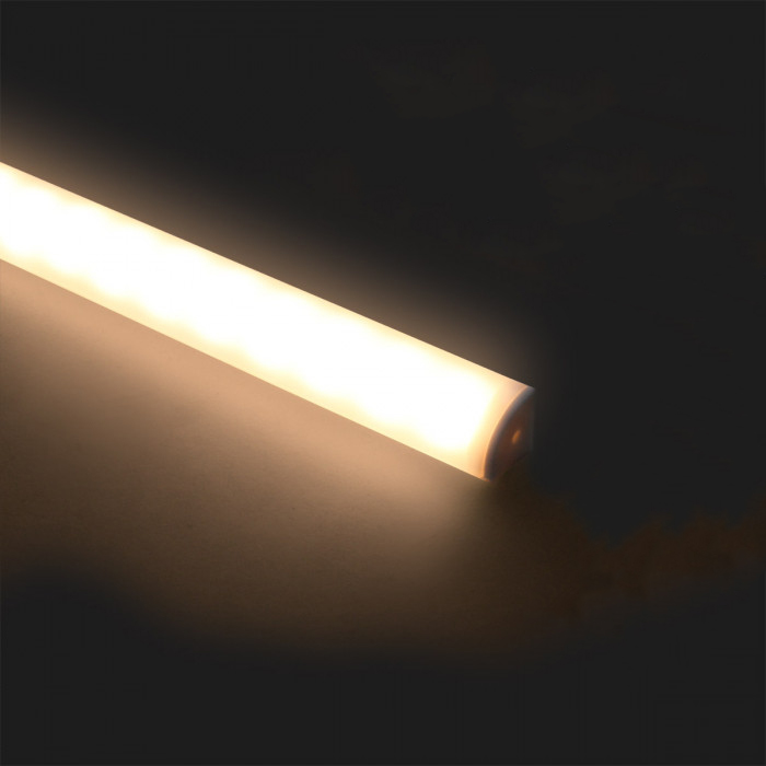 The PMMA LED profile will diffuse the lighting evenly