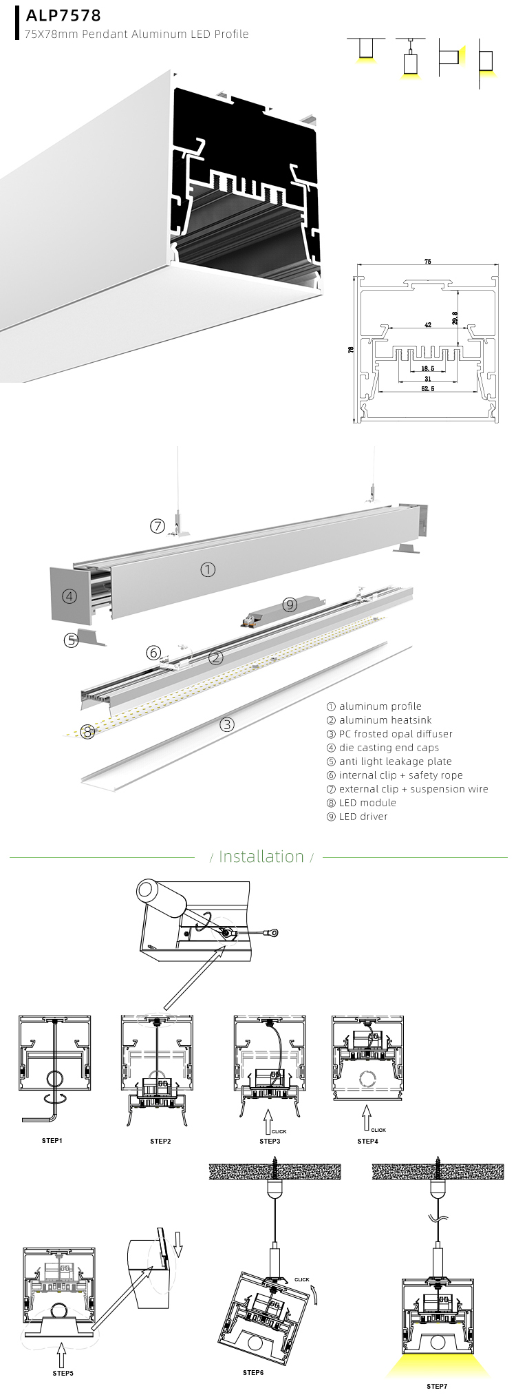 3M LED Aluminum Channel System