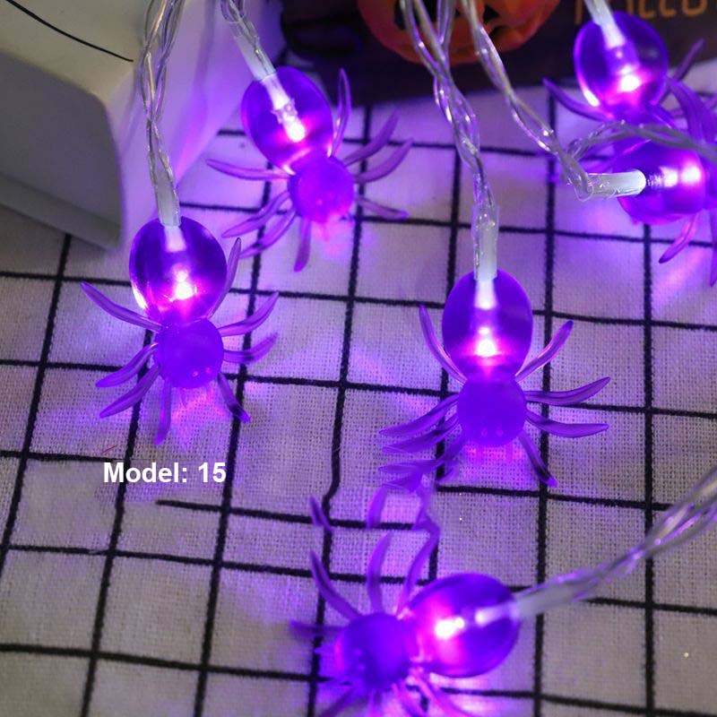 purple halloween lights