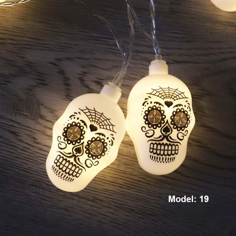 skull halloween light