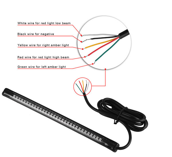 led motorcycle strip light